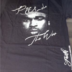 VLONE Black Short Sleeve Tee with Signature Graphic
